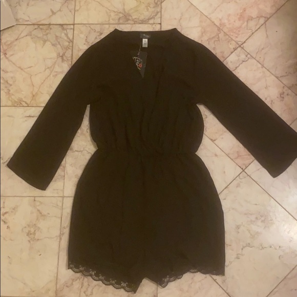 Brand New Black Romper - Picture 2 of 2